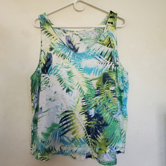 J. Jill Tops - J jill jungle print linen